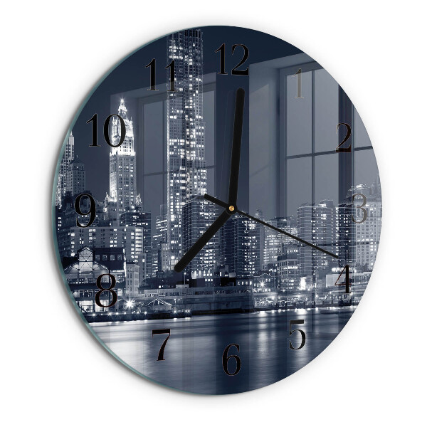 Wanduhr rund Horizont