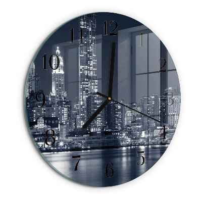 Wanduhr rund Horizont