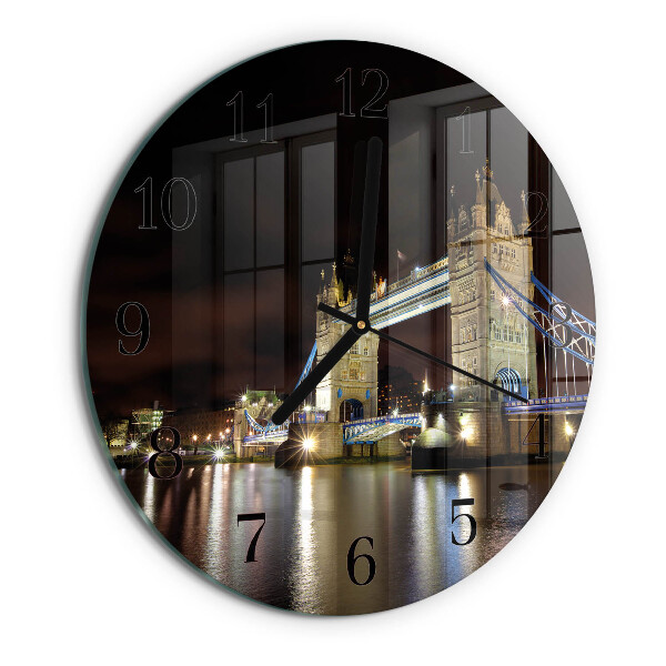 Wanduhr rund London Bridge
