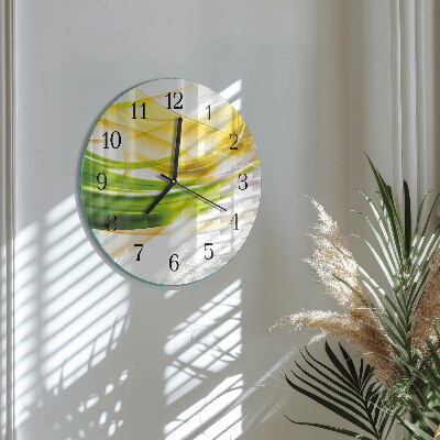 Wanduhr rund Abstraktion