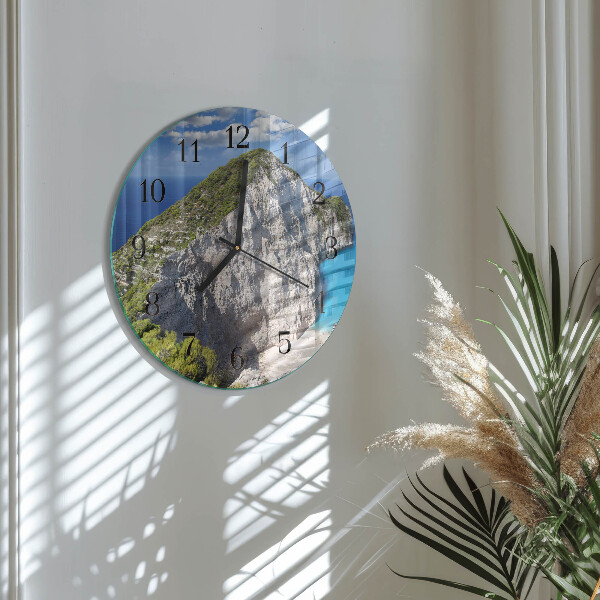 Wanduhr rund Cliff