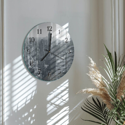 Wanduhr rund Horizont