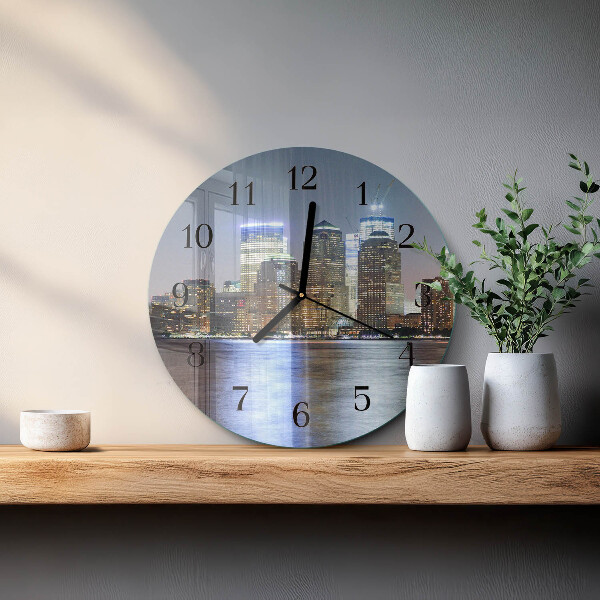Wanduhr rund Horizont