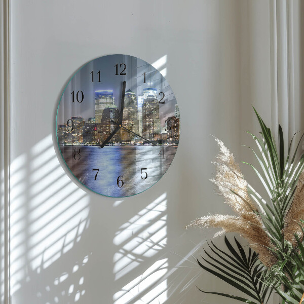 Wanduhr rund Horizont