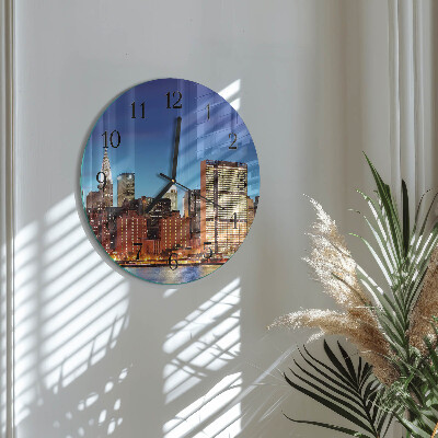 Wanduhr rund Horizont