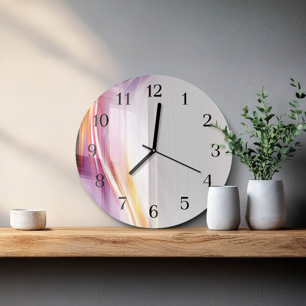 Wanduhr rund Abstraktion