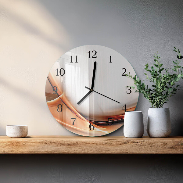 Wanduhr rund Abstraktion