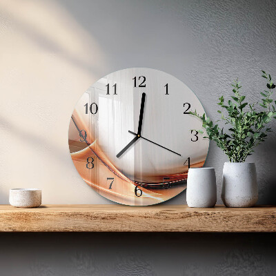 Wanduhr rund Abstraktion