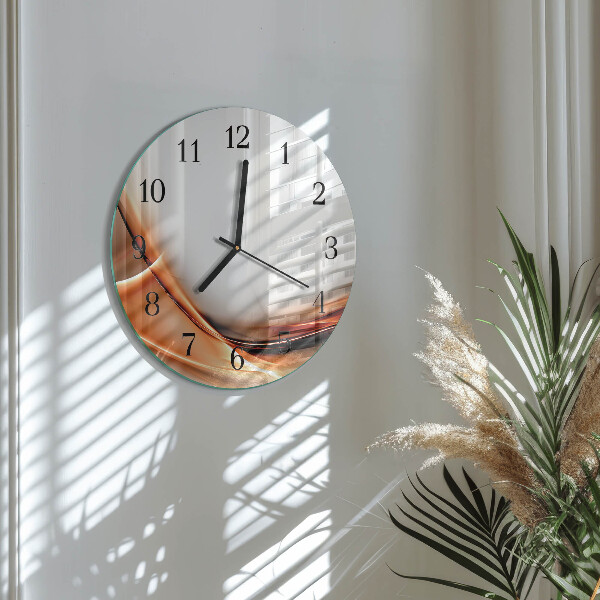 Wanduhr rund Abstraktion