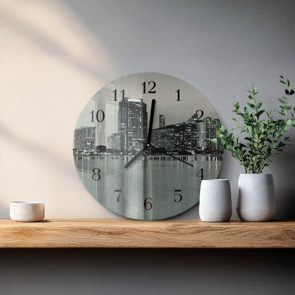 Wanduhr rund Horizont