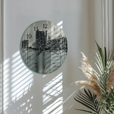 Wanduhr rund Horizont