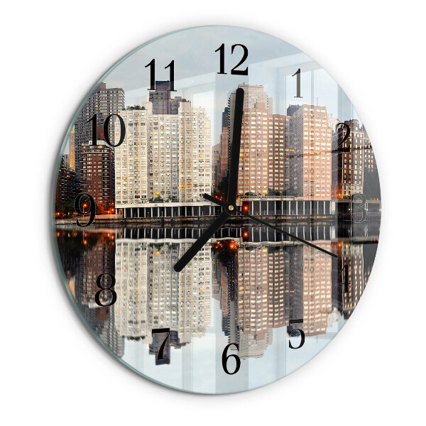 Wanduhr rund Horizont