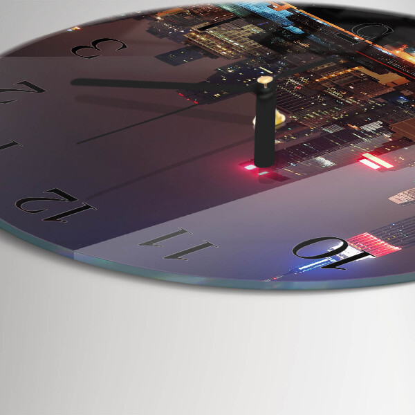 Wanduhr rund Horizont