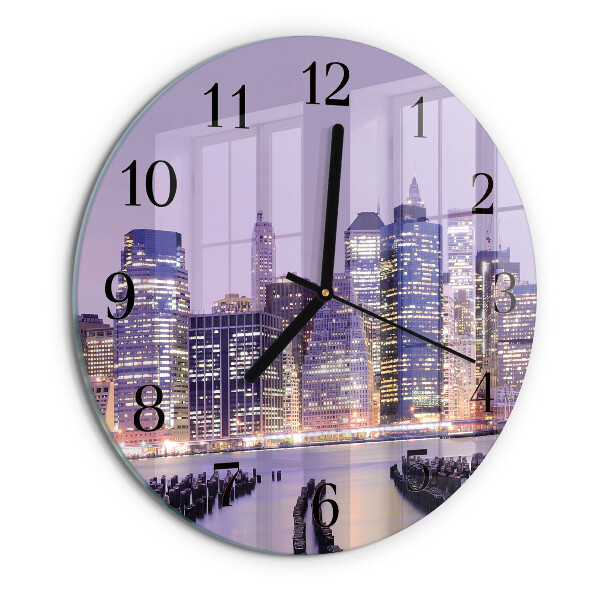 Wanduhr rund Horizont