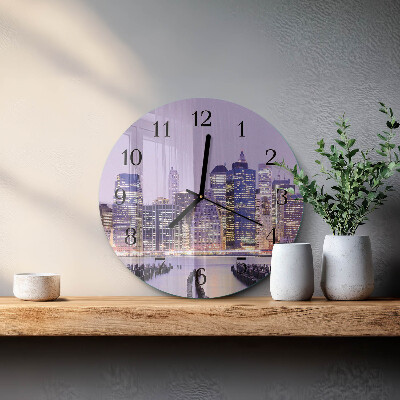 Wanduhr rund Horizont