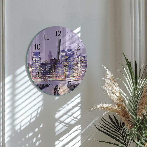 Wanduhr rund Horizont
