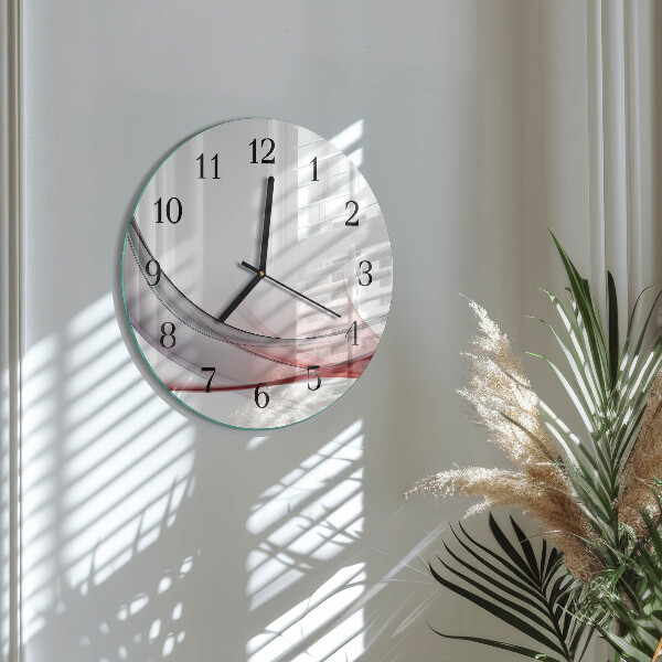 Wanduhr rund Abstraktion