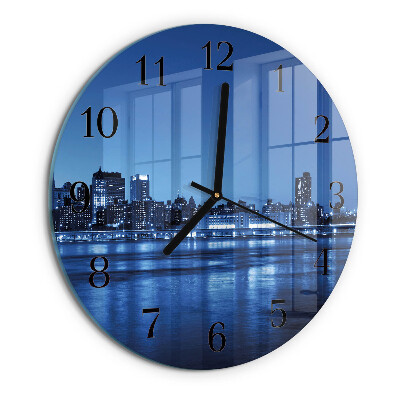 Wanduhr rund Horizont