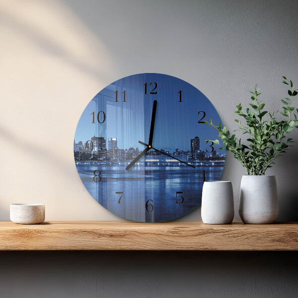 Wanduhr rund Horizont