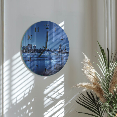 Wanduhr rund Horizont