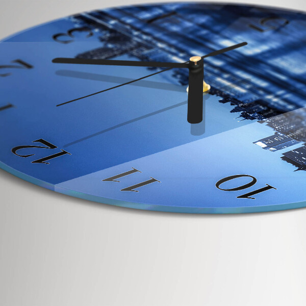 Wanduhr rund Horizont