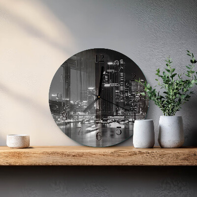 Wanduhr rund Horizont