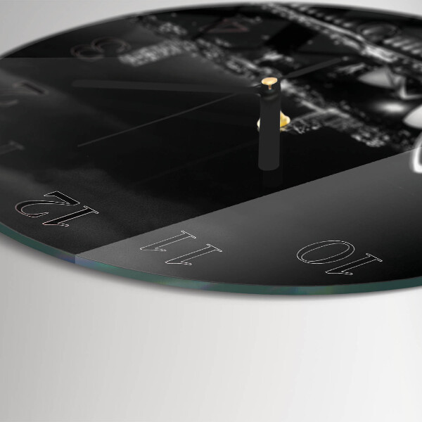 Wanduhr rund Sydney Horizon