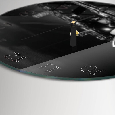 Wanduhr rund Sydney Horizon