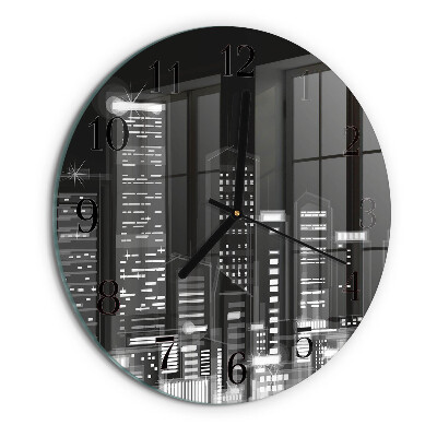 Wanduhr rund Horizont