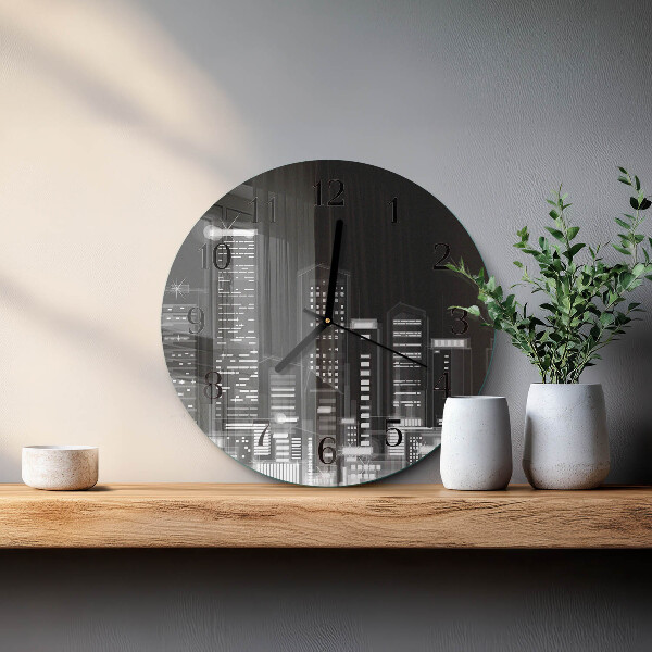 Wanduhr rund Horizont