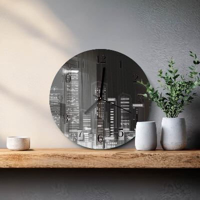 Wanduhr rund Horizont