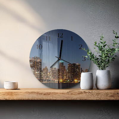Wanduhr rund Horizont