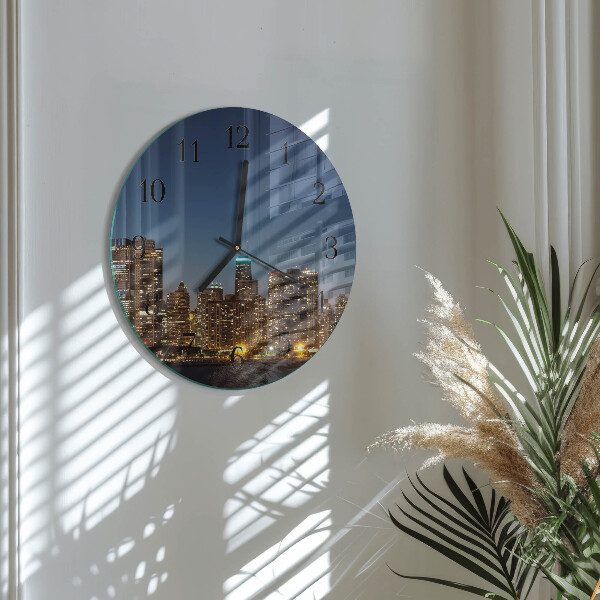 Wanduhr rund Horizont