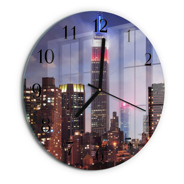 Wanduhr rund Horizont
