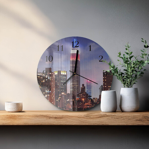 Wanduhr rund Horizont