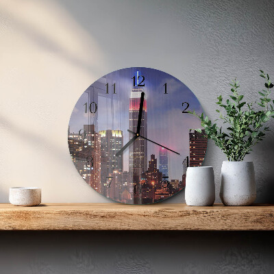 Wanduhr rund Horizont