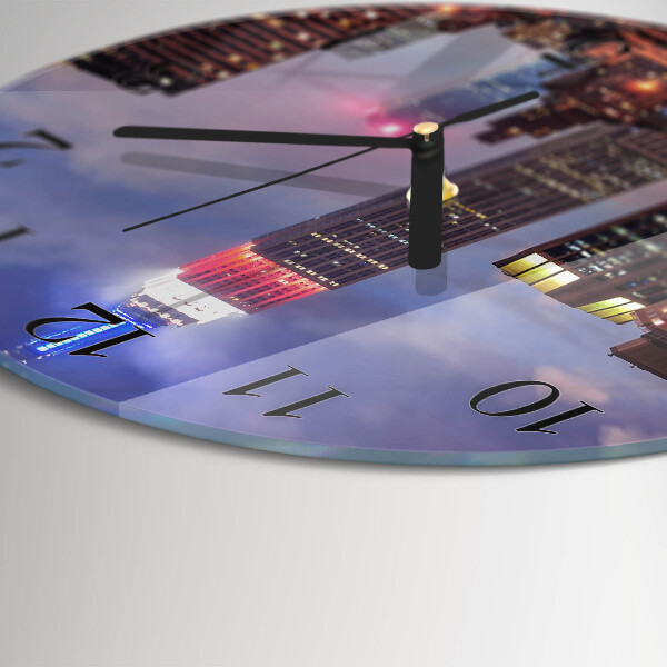 Wanduhr rund Horizont