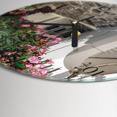 Wanduhr rund Blumenallee