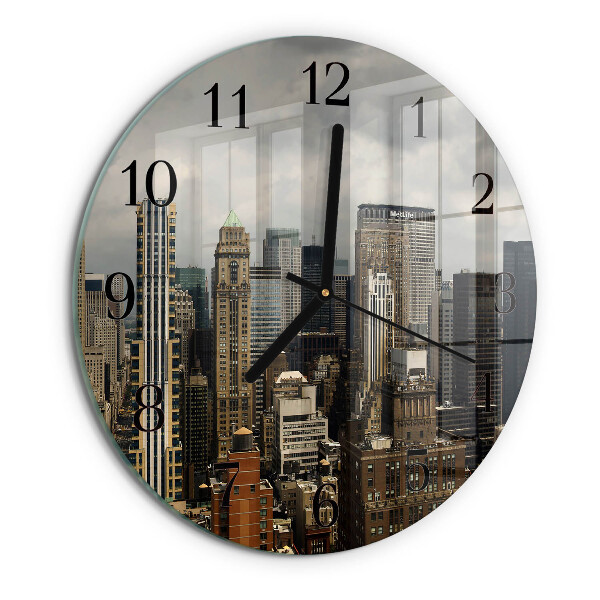 Wanduhr rund Horizont