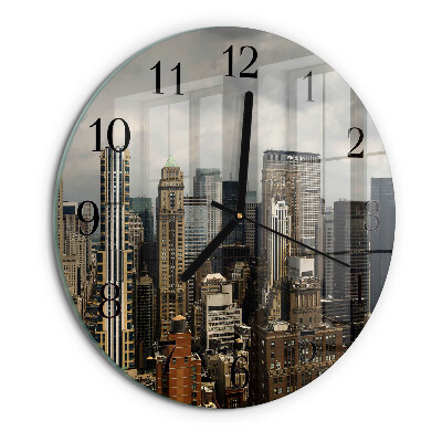 Wanduhr rund Horizont