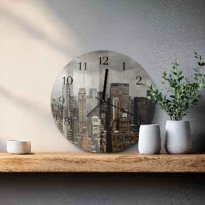 Wanduhr rund Horizont