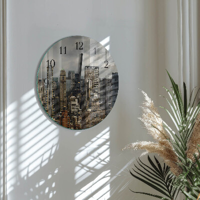 Wanduhr rund Horizont