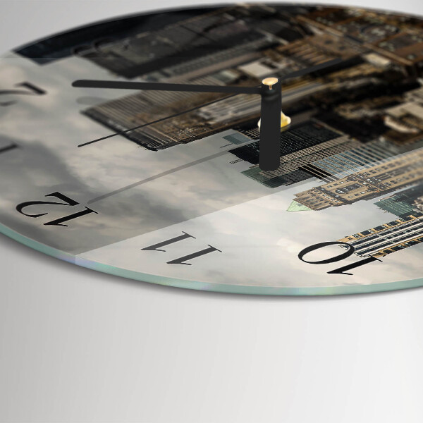Wanduhr rund Horizont