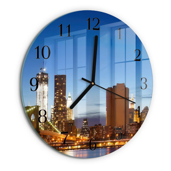 Wanduhr rund Horizont