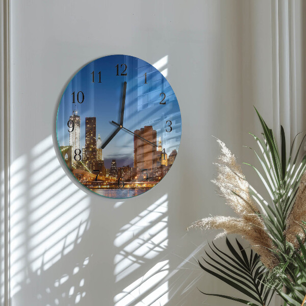 Wanduhr rund Horizont