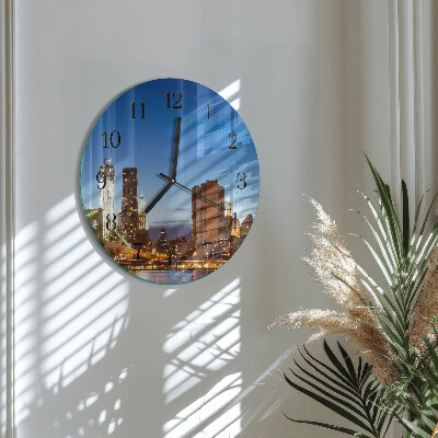 Wanduhr rund Horizont