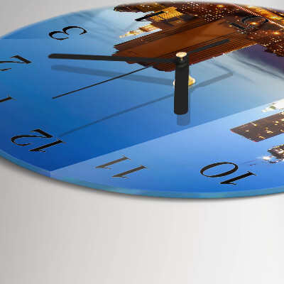 Wanduhr rund Horizont