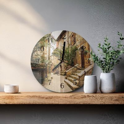 Wanduhr rund Avenue Palms