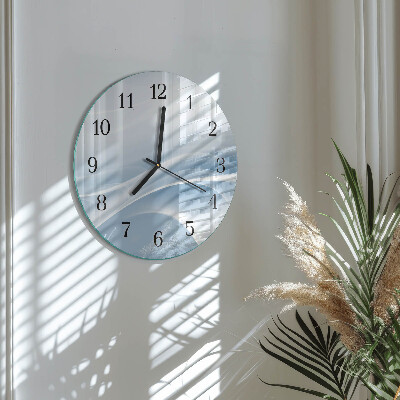 Wanduhr rund Abstrakte Linien