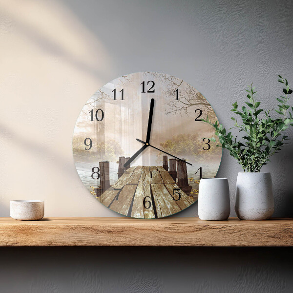 Wanduhr rund Netzwerk